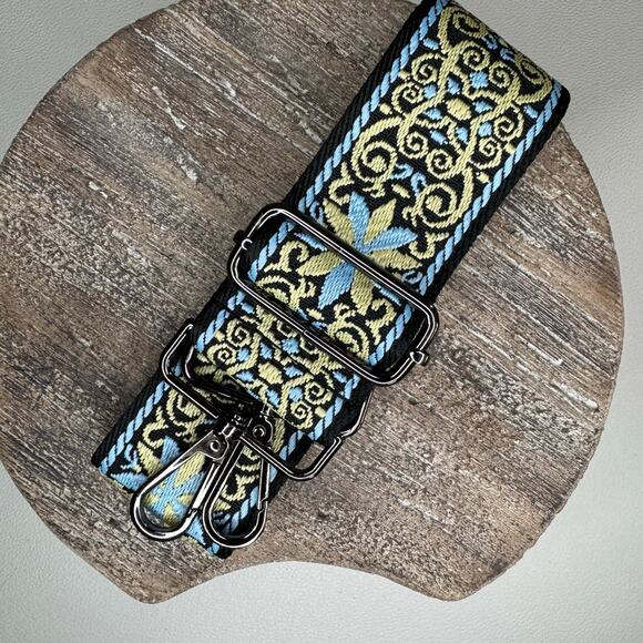 Wide Boho Purse Strap Adjustable Crossbody Guitar Strap NEW FAST SHIP - Picture 2 of 4